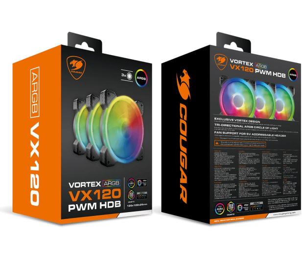 Cougar Vortex VX120 Triple Pack 3x120mm - 1074506 - zdjęcie 7
